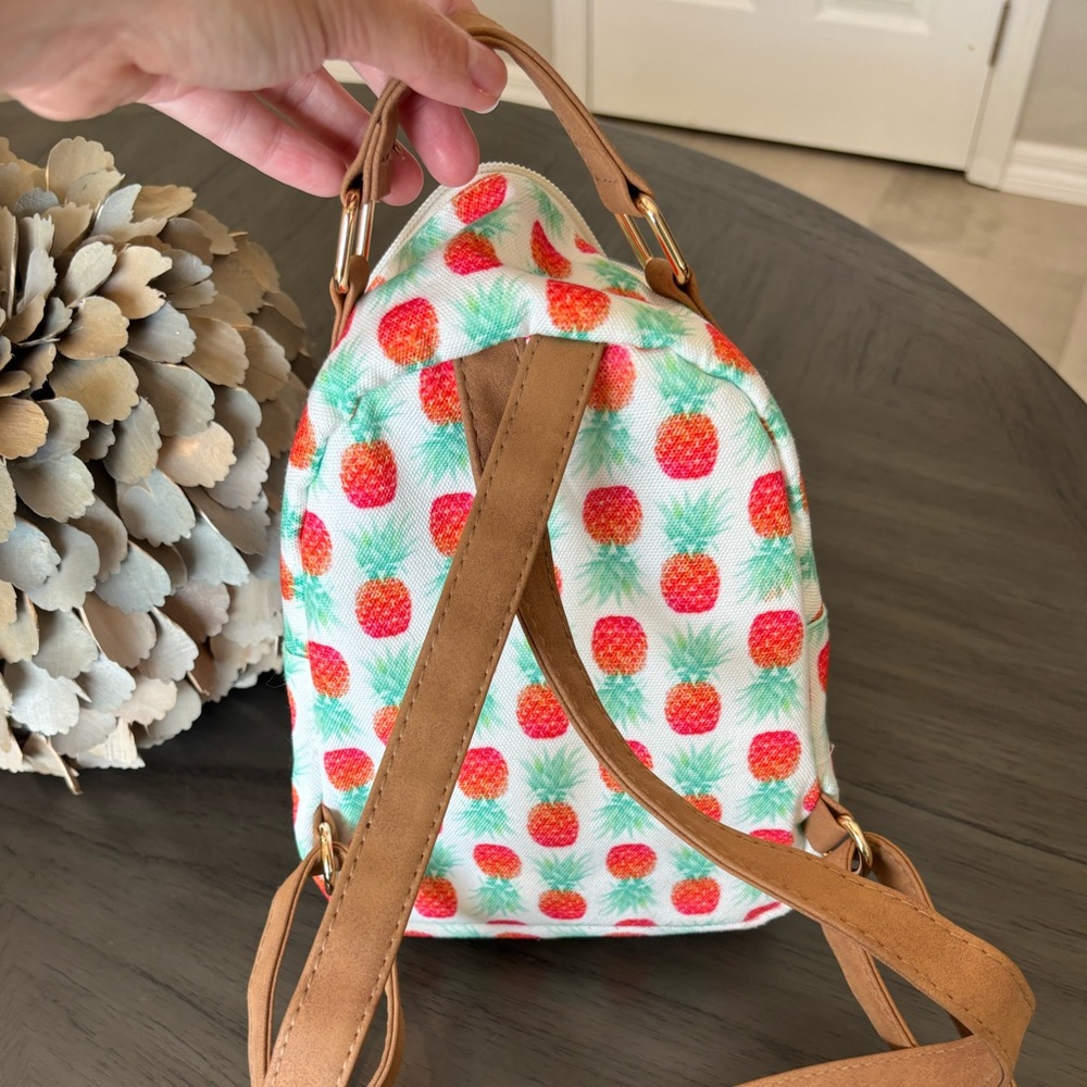 Pink Pineapple Mini Backpack - image 2
